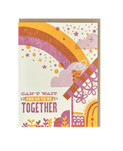 Can’t Wait For Us To Be Together Letterpress Card