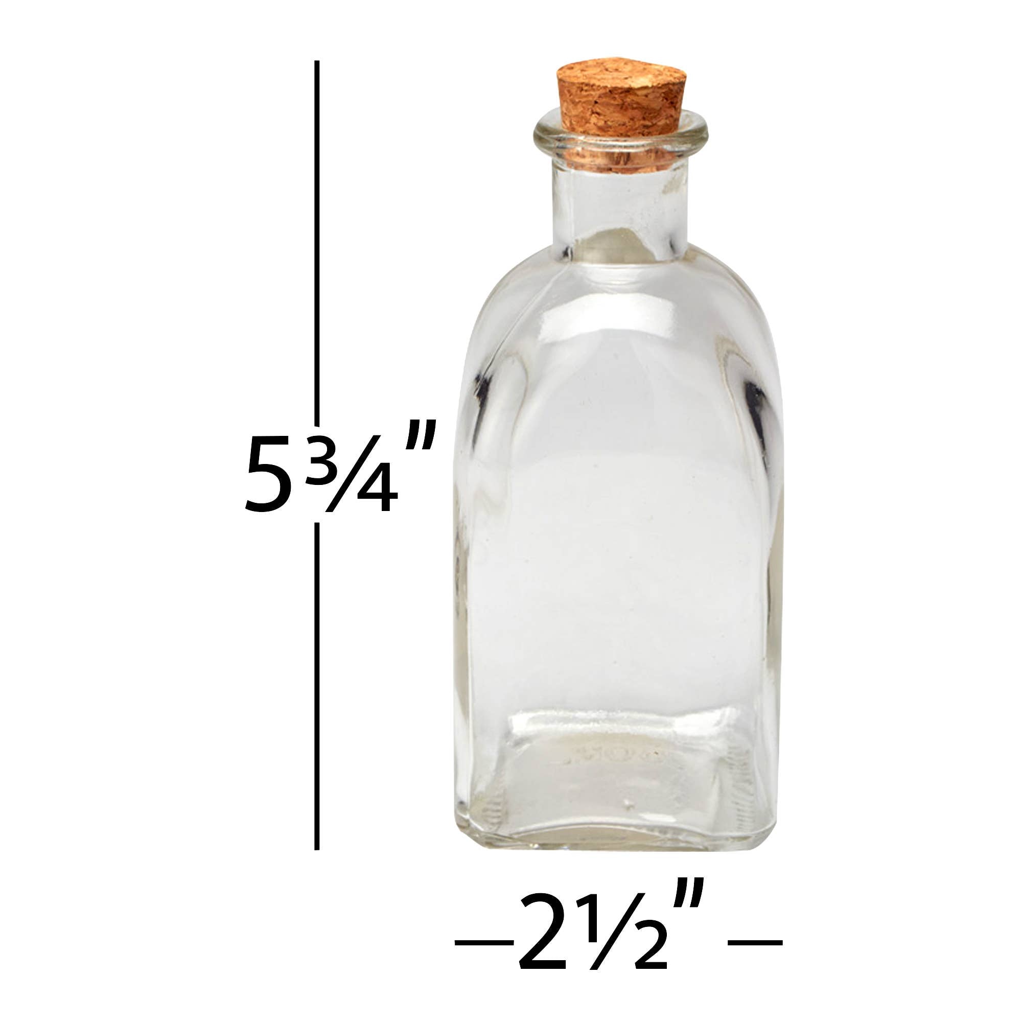 Portofino International Trading, USA - Square Bottle with Cork