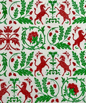 Giftsland - 20x30 Unicorn silk screen paper: Red