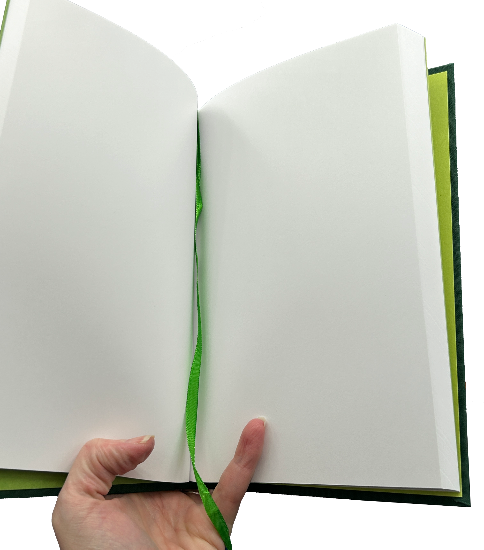 Green Handmade Hardcover Journal