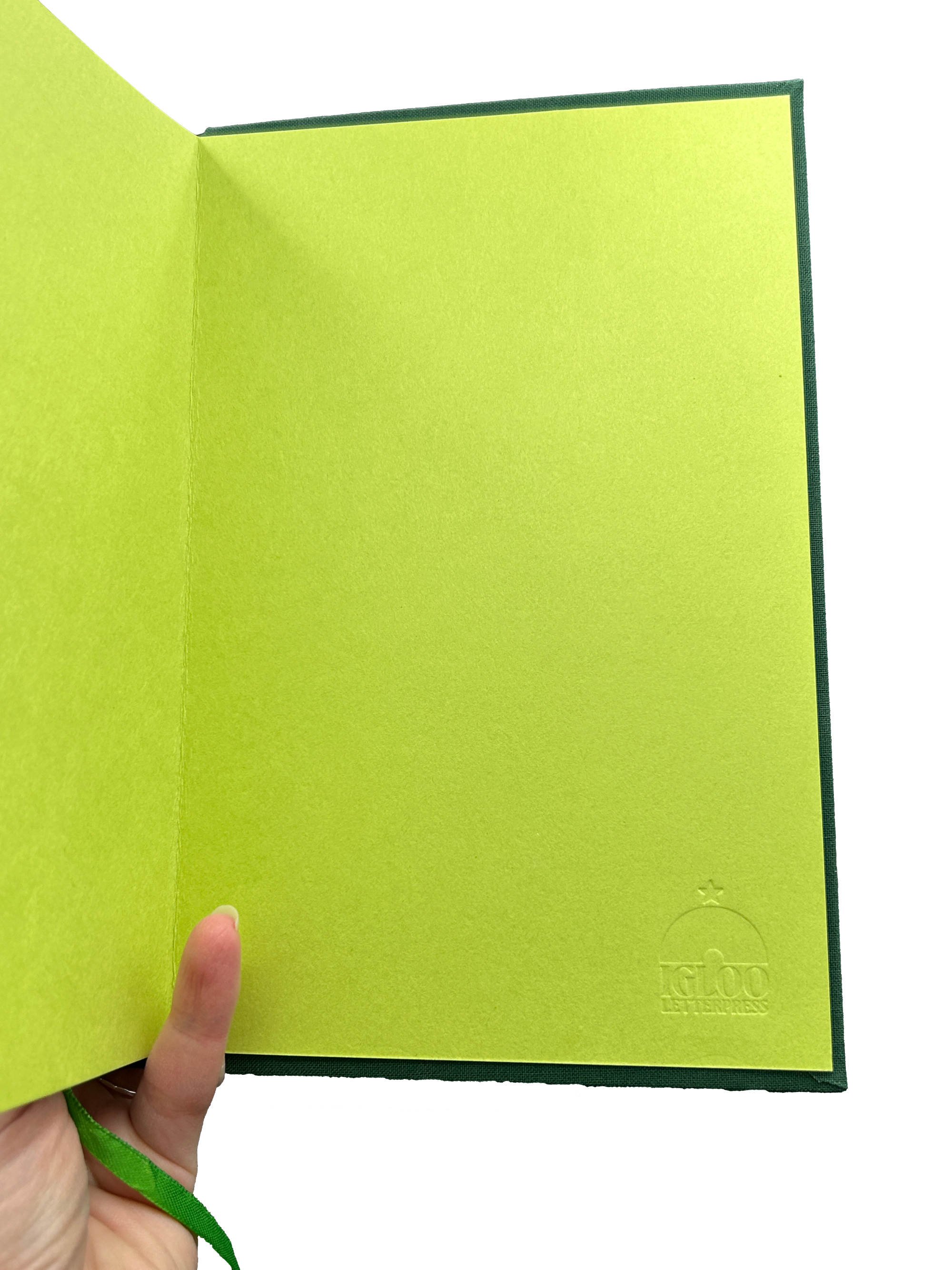 Green Handmade Hardcover Journal