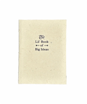 Lil' Book of Big Ideas Handmade Hard Cover Journal