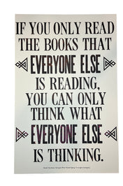 Harumi Murakami Letterpress Broadside "Only Read"