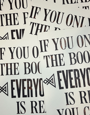 Harumi Murakami Letterpress Broadside "Only Read"