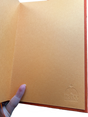 Orange Handmade Hardcover Journal