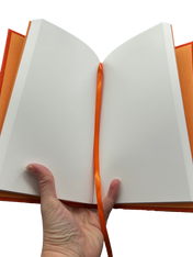 Orange Handmade Hardcover Journal