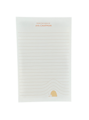 Hedgehog Lined Personalized Notepad