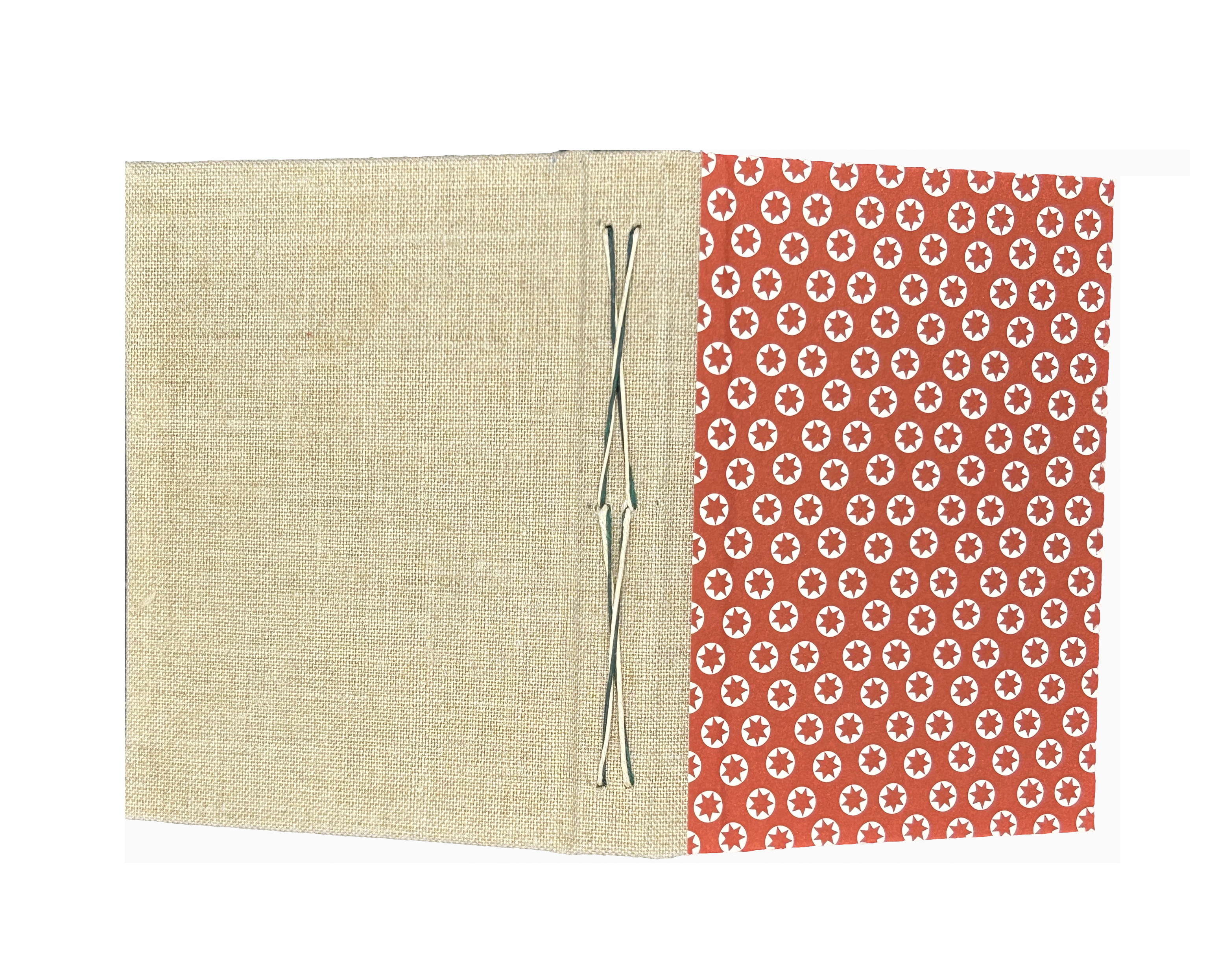 Hand Sewn Decorative Paper Hard Cover Journal