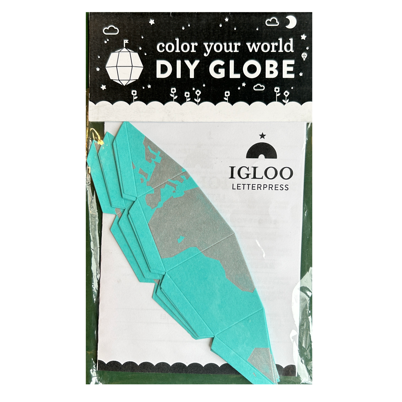 DIY Letterpress Globe Kit - Small
