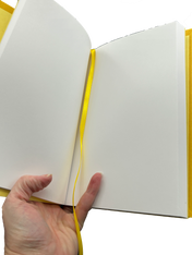 Yellow Handmade Hardcover Journal