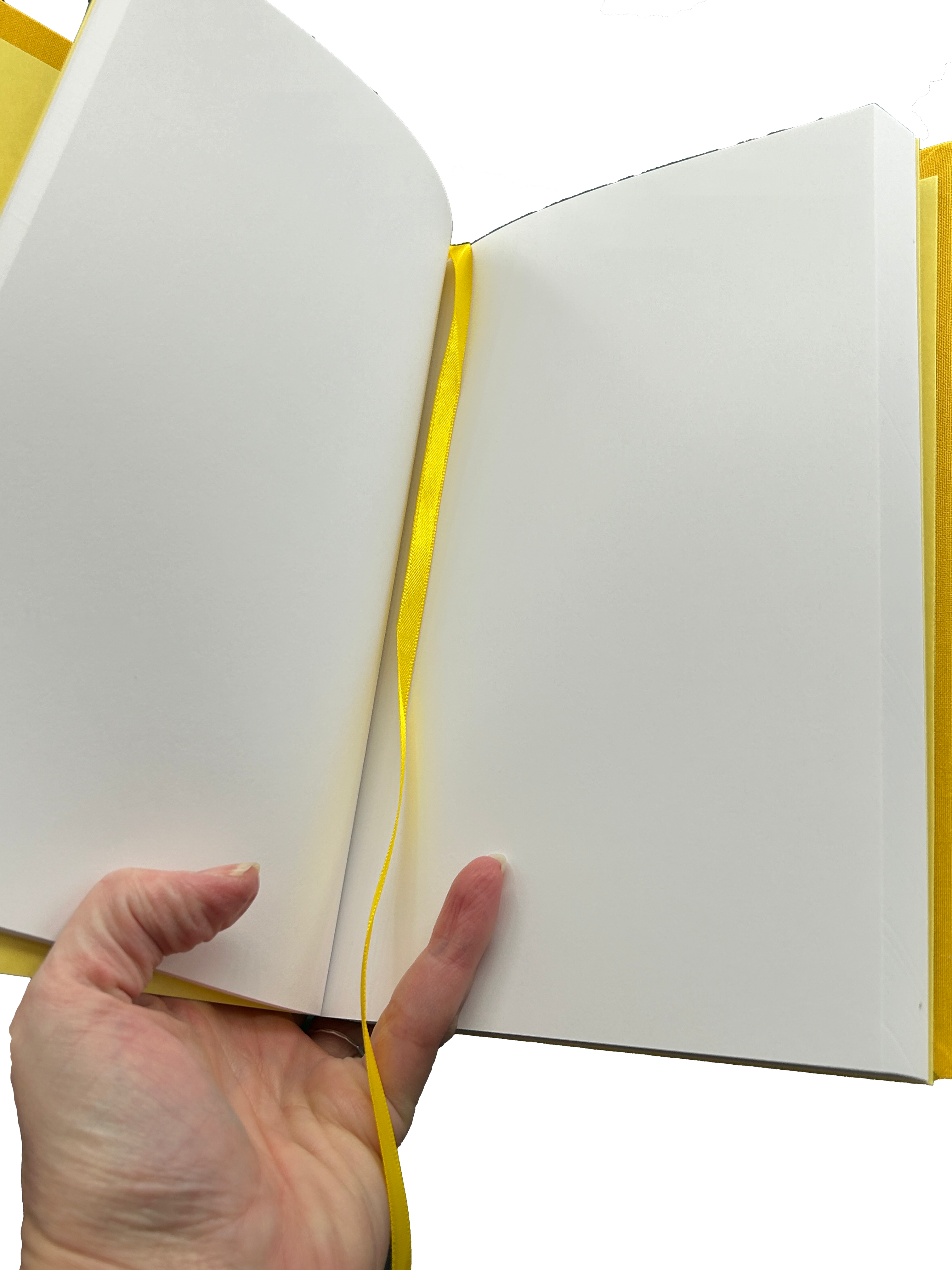 Yellow Handmade Hardcover Journal