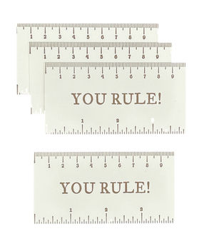 You Rule! Tiny Letterpress Notes (set of 4)
